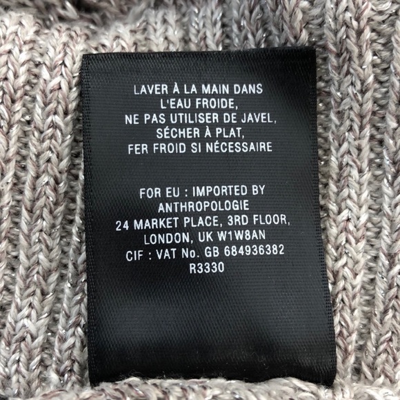 Guinevere Anthropologie Metallic Knit Sweater - Picture 7 of 7